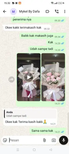 Testimonial Buket Bunga payakumbuh